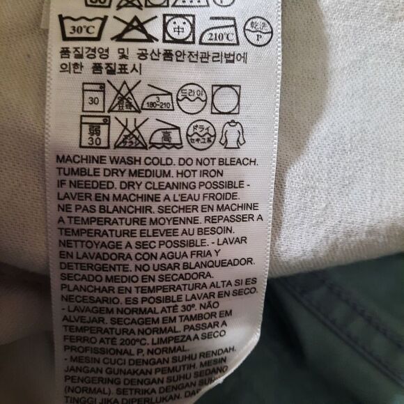 Levi's‎ Jeans Men's 34 32 Aqua Green Fly Zip Slash Pocket Straight Leg - Picture 7 of 8